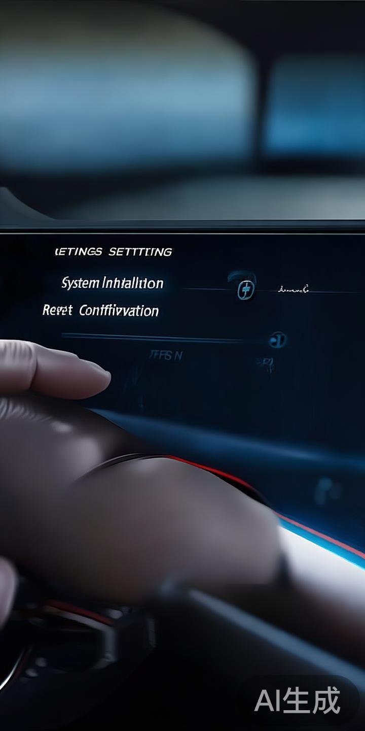 进入设置界面快速启动
启动车辆后，系统会自动加载